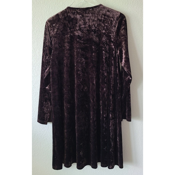Velvet Embroidered Boho Women Dress Size Small   Festival Hippie Indie Andree - Picture 7 of 12